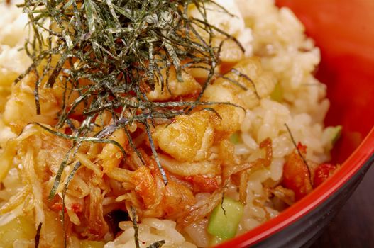 delicious oriental fried rice tyahan with seafood