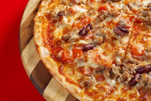 Pizza Neapolitan . italian kitchen. Studio