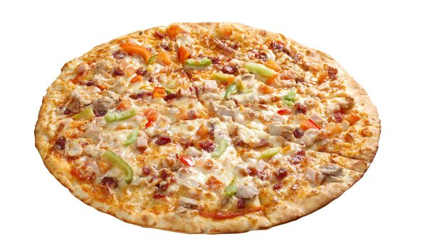 Pizza butcher shop. italian kitchen. Studio