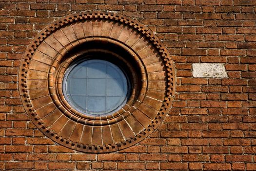 the window of the church of san babila in milan