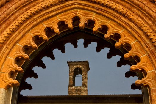 the sforza's castle in milan