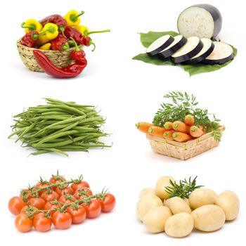 collection of fresh vegetables