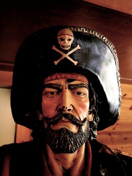 Pirate Head Statue