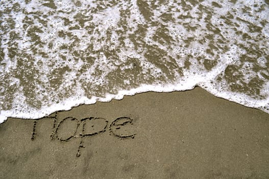 Hope in the sand