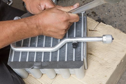 Compressed air car components to be repaired