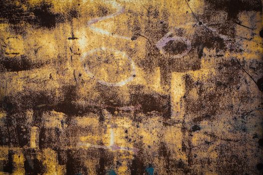 Abstract grung rusty metal surface closeup background