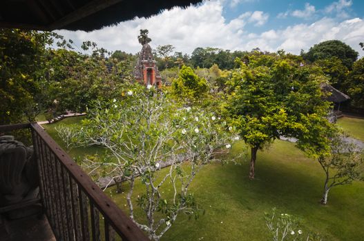 Main gate to Pura Taman Ayun - hindu temple near Mengwi, Bali, Indonesia