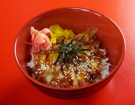 japanese food roast eel - unagi .Japanese cuisine 