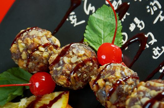 Traditional Japanese dessert fruit