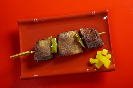 Japanese skewered.Japanese Cuisine - Kebab