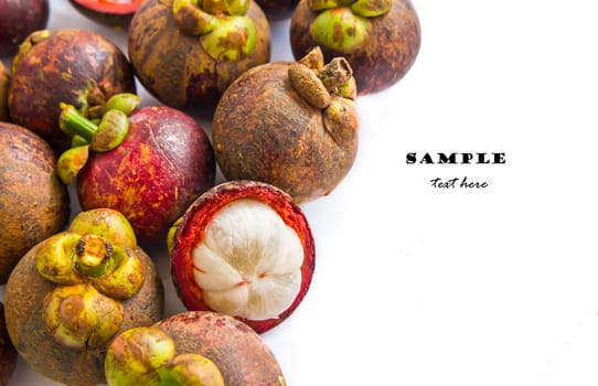 tropical fruit, mangosteen
