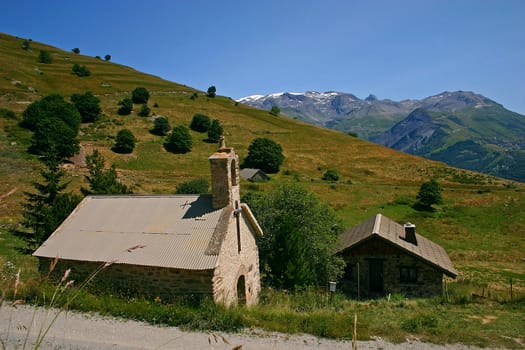 Chapel in the French Alps