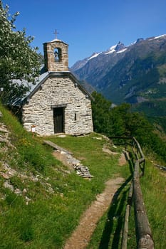 Chapel in the French Alps