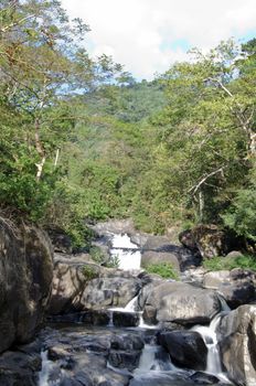 Nangrong Waterfall in Nakhon Nayok, Thailand 