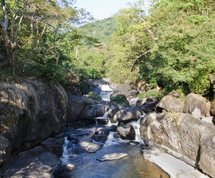 Nangrong Waterfall in Nakhon Nayok, Thailand 