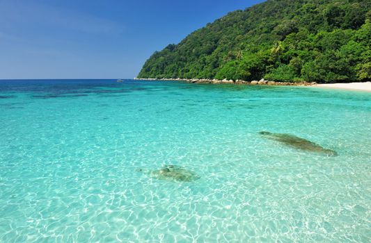 Beautiful beach at Perhentian islands, Malaysia