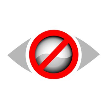 No vision logo