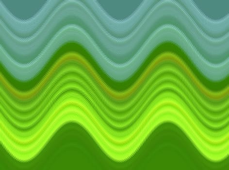 design of abstrcat green waves and ripplesas  background and texture