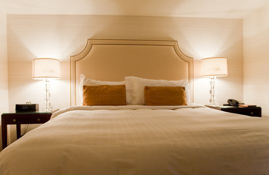 Interior of a hotel room