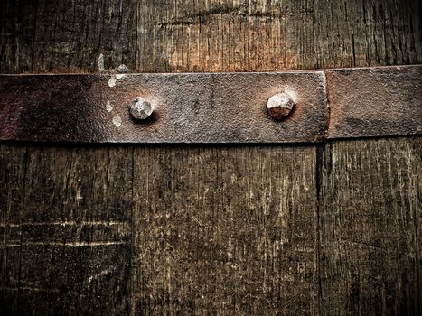 Vintage wine barrel texture