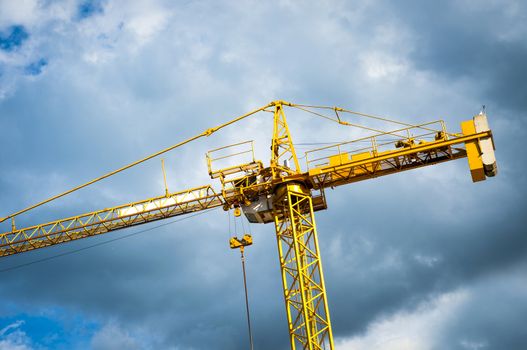 An image of yellow crane