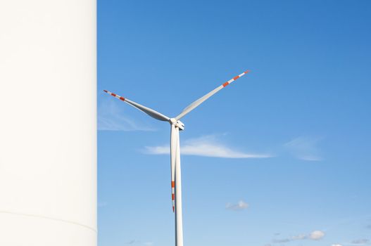 An image of windturbine on sunny day