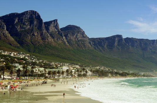 beach in camps bay,cape town