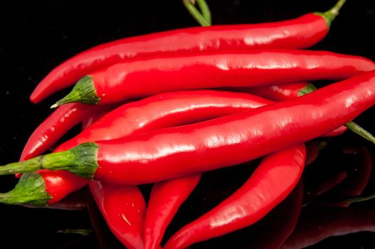 An image of red chilli pepper isolated