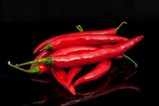 An image of red chilli pepper isolated