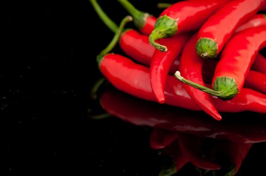An image of red chilli pepper isolated