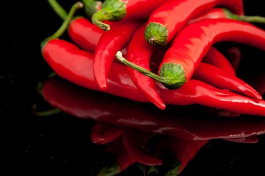 An image of red chilli pepper isolated