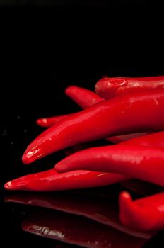 An image of red chilli pepper isolated