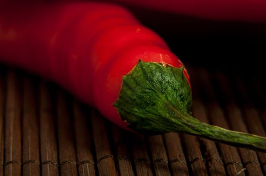 An image of red chilli pepper isolated