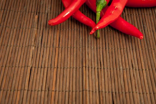 An image of red chilli pepper isolated