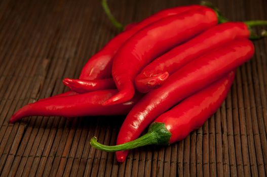 An image of red chilli pepper isolated