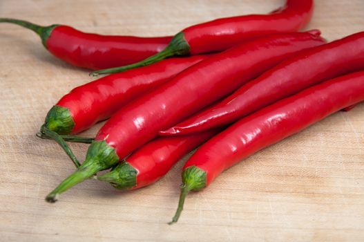 An image of red chilli pepper isolated