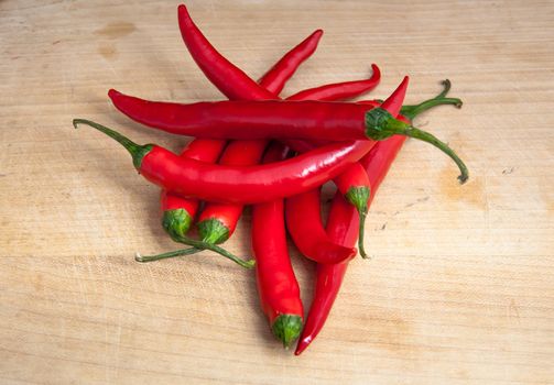 An image of red chilli pepper isolated