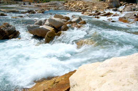 
mountain river.  Turkey.
