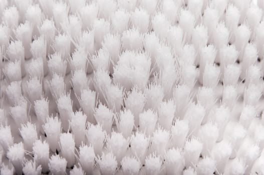 an image of white brush isolated on black