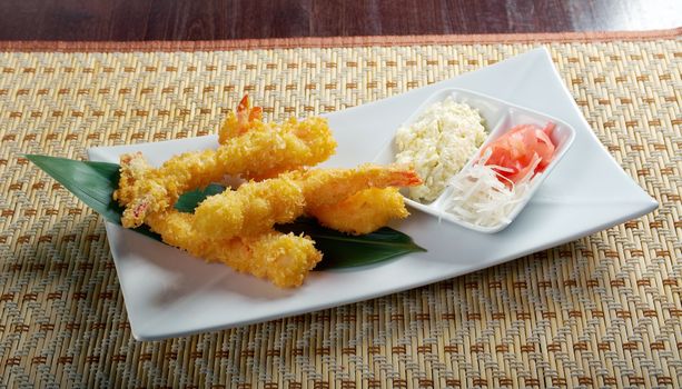 prawn Ebi tempura bowl, japanese food