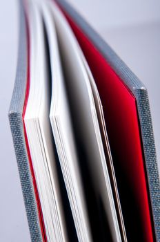 An image of book macro photography. Shallow depth of field.