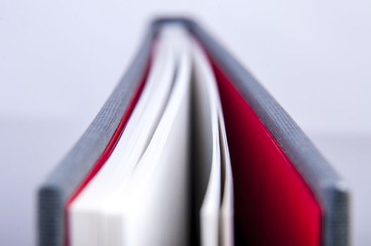 An image of book macro photography. Shallow depth of field.
