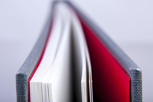 An image of book macro photography. Shallow depth of field.