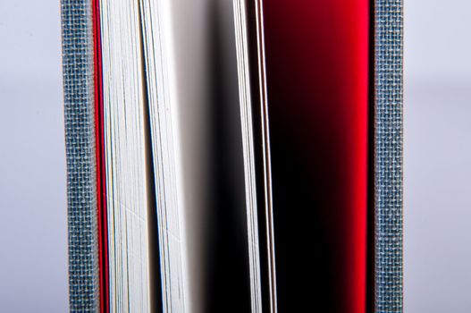 An image of book macro photography. Shallow depth of field.