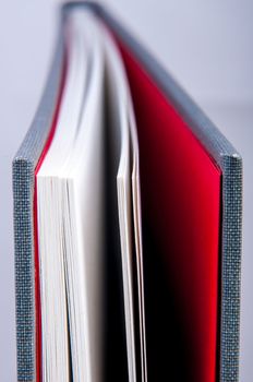An image of book macro photography. Shallow depth of field.