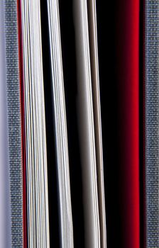 An image of book macro photography. Shallow depth of field.