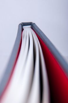 An image of book macro photography. Shallow depth of field.