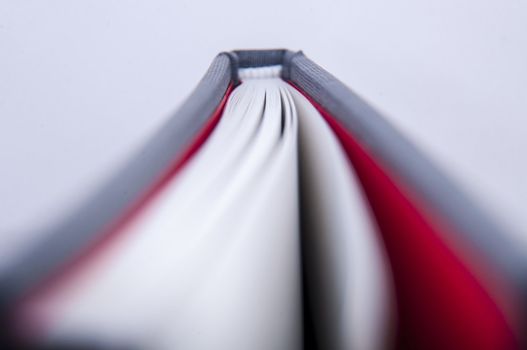 An image of book macro photography. Shallow depth of field.