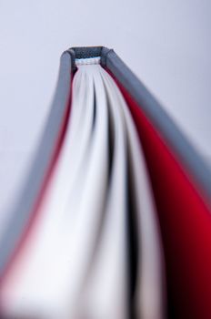 An image of book macro photography. Shallow depth of field.