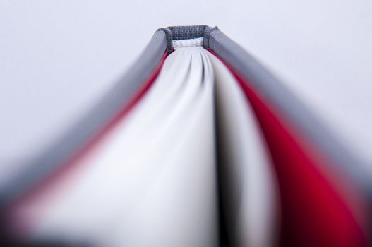 An image of book macro photography. Shallow depth of field.
